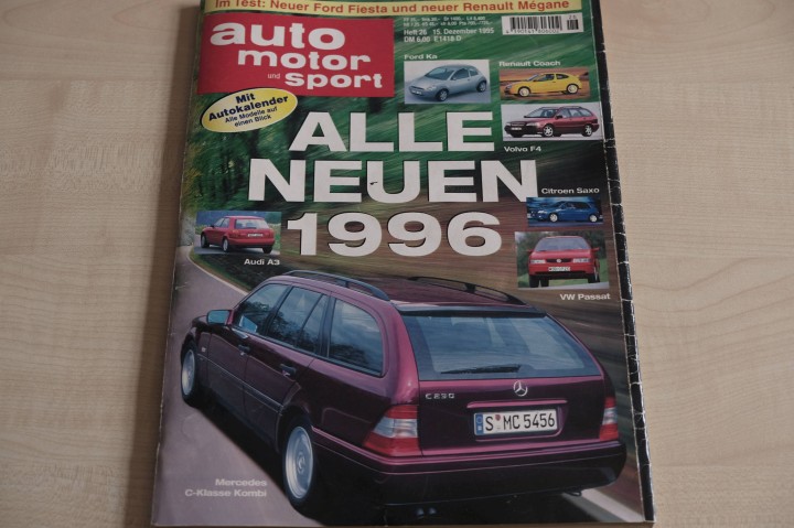 Deckblatt Auto Motor und Sport (26/1995)